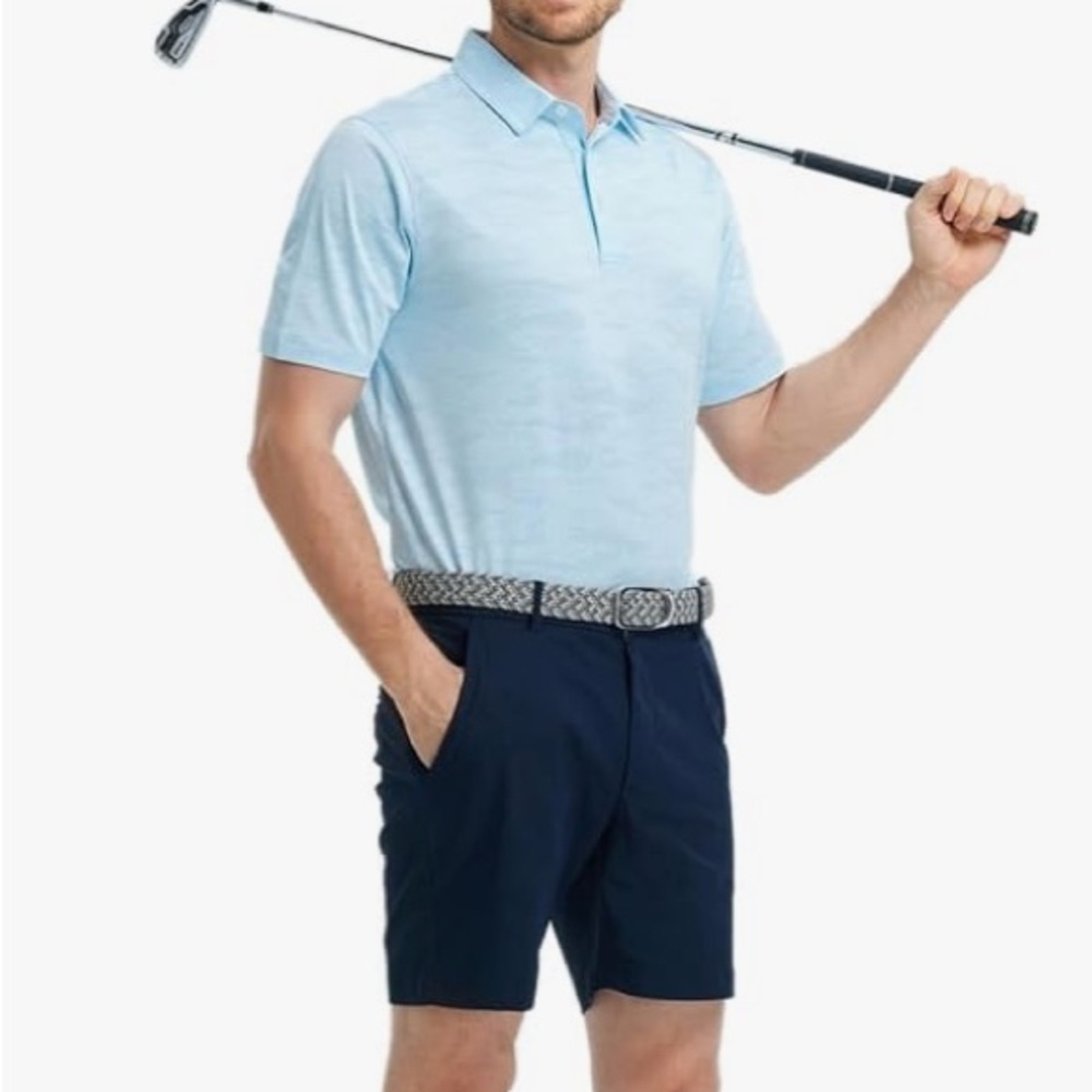 Michel Rouen Moisture Wicking Quick Dry Lightweight  Performance Polo Size 2XL